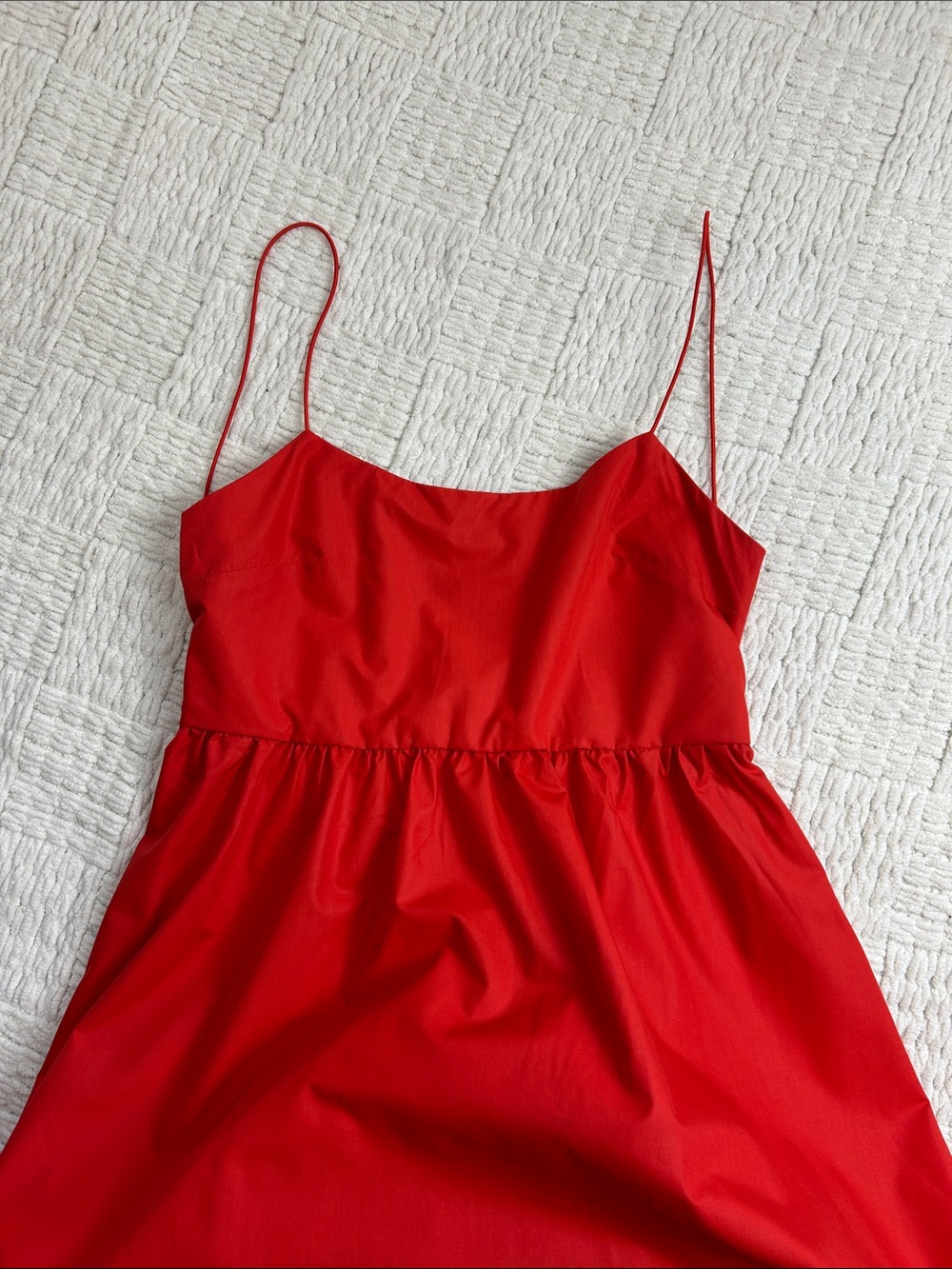 NWT Commense Solid Backless Long Dress Red Small - Picture 3 of 8
